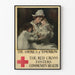 Vintage-Poster Rote Kreuz Gesundheit Gemeinschaft