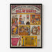 Illustriertes Poster der amerikanischen Bürgerrechte – Leitfaden Bill of Rights