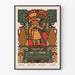 Vintage-Werbeplakat Ault & Wiborg Co. Druckertinte