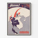 Vintage-Poster Südostasien: Karte von Thailand und kommunistischer Konfrontation