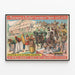 Vintage-Poster Barnum & Bailey Greatest Show on Earth – Kulturelle Wanddekoration — gerahmtes Bild an der Wand