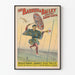 Vintage-Poster Zirkus Barnum & Bailey - Japanischer Akrobat am Seil