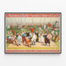 Vintage-Barnum & Bailey-Poster - Wanddekoration Zirkus und Clowns — gerahmtes Bild an der Wand