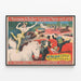 Vintage-Poster Barnum & Bailey Greatest Show on Earth - Miss Rose Meers, außergewöhnliche Reiterin — gerahmtes Bild an der Wand