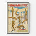 Dekoratives Poster Barnum & Bailey The Apollo Trio