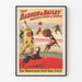 Vintage-Poster Barnum & Bailey - Hunde beim Fußballspielen