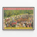 Vintage-Poster Barnum & Bailey Menagerie Dschungel Realistisch — gerahmtes Bild an der Wand