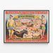 Vintage-Poster The Barnum & Bailey Größte Show der Erde — gerahmtes Bild an der Wand