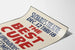 Plakat Theater The Best Cure - Vintage Wanddekoration