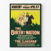 Vintage-Poster The Birth of a Nation - Klassische Kinowanddekoration