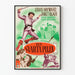 Vintage-Poster Wanddekoration Der schwarze Pfeil