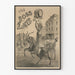Vintage-Poster The Boss Lager - Retro-Wanddekoration Bier