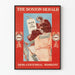 Vintage-Poster Boston Herald Halbjahrhundert 1896 Wanddekoration