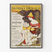 Vintage-Poster The Boston Sunday Herald 1896 Wanddekoration