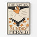 Vintage-Poster The Boston Sunday Herald - Wanddekoration Mode