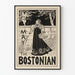 Vintage-Poster The Bostonian Mai in Schwarzweiß