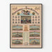 Poster zum hundertjährigen Jubiläum der Amerikanischen Republik 1776-1876