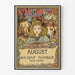 Vintage-Poster St. Nicholas für Junge Leute - Wanddekoration Poster