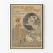 Vintage-Poster The Charming Papa Song mit Illustration und Foto aus den 1900er Jahren
