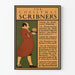 Vintage-Poster The Christmas Scribner's Wanddekoration