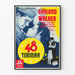 Vintage-Poster 48 Stunden - Retro-Kino-Poster für Dekoration