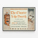 Vintage-Poster The Cloister and the Hearth - Künstlerische Illustration 1893 — gerahmtes Bild an der Wand