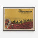 Vintage-Kinoposter The Covered Wagon – Western-Wanddekoration — gerahmtes Bild an der Wand