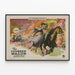 Vintage-Poster The Covered Wagon für Wanddekoration — gerahmtes Bild an der Wand