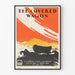 Vintage-Poster The Covered Wagon - Klassischer Western-Poster