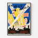 Vintage-Poster eines Hollywood-Films im Art-déco-Stil