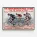 Vintage-Poster The Donaldson Bicycle Lithos 1896 — gerahmtes Bild an der Wand