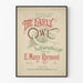 Vintage-Poster The Early Owl für Wanddekoration