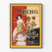 Vintage-Poster The Echo Chicago 1895 für Wanddekoration