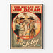 Vintage Western-Poster Der Flucht von Jim Dolan