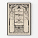 Vintage-Poster Die Entwicklung der Kirchenmusik