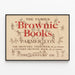 Vintage-Poster Les Brownie Books von Palmer Cox — gerahmtes Bild an der Wand
