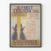 Vintage-Poster Theater The First Legion - Künstlerische Wanddekoration