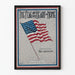 Vintage-Poster amerikanische Flagge - Die Flagge meines Herzens und Zuhauses