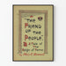Vintage-Dekorationsposter Der Freund des Volkes