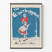 Vintage-Poster The Grasshoppers im Retro-Stil
