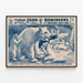 Altes Poster Oursons Blancs - John Robinson's Circus — gerahmtes Bild an der Wand
