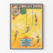 Vintage-Poster The Great Wallace Shows - Dreifach-Drehtrapez der Sisters Vortex