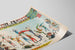 Vintage-Poster Le Great Wallace Shows - Skater auf Stelzen — Ansicht des Kunstwerks