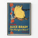 Vintage-Poster Alice Brady The Hungry Heart Wanddekoration