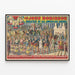 Vintage-Poster John Robinson Größter aller amerikanischen Shows — gerahmtes Bild an der Wand