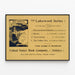 Vintage-Poster The Lakewood Series für Wanddekoration — gerahmtes Bild an der Wand