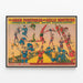 Vintage-Poster Akrobaten LaRue-Waltons - Wanddekoration Zirkus — gerahmtes Bild an der Wand