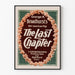 Vintage-Poster des Theaters The Last Chapter von George H. Broadhurst