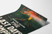 Vintage-Poster des Vulkans Pompeji mit dramatischer Eruption