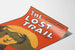 Vintage-Poster The Lost Trail - Wanddekoration im Western-Stil